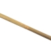 Трость бамбуковая 75 см , рукоятка натуральная кожа, черно-золотая