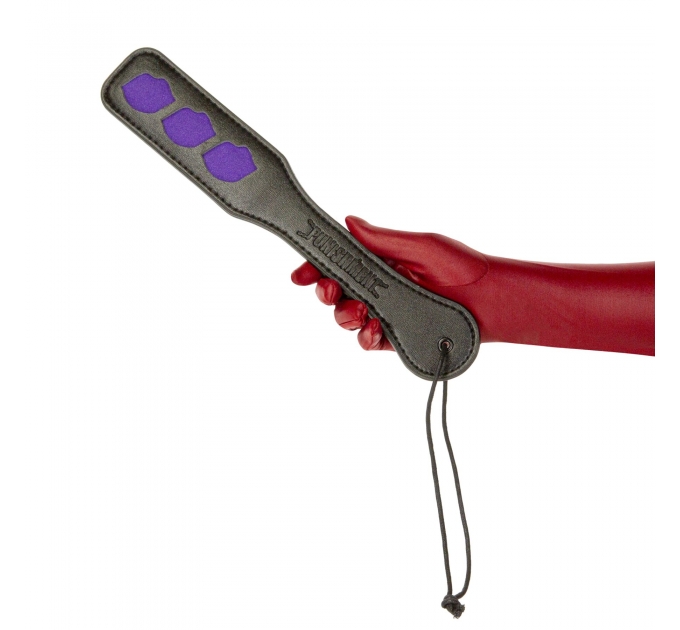 Паддл Punishment - Purple Lips Paddle – Black