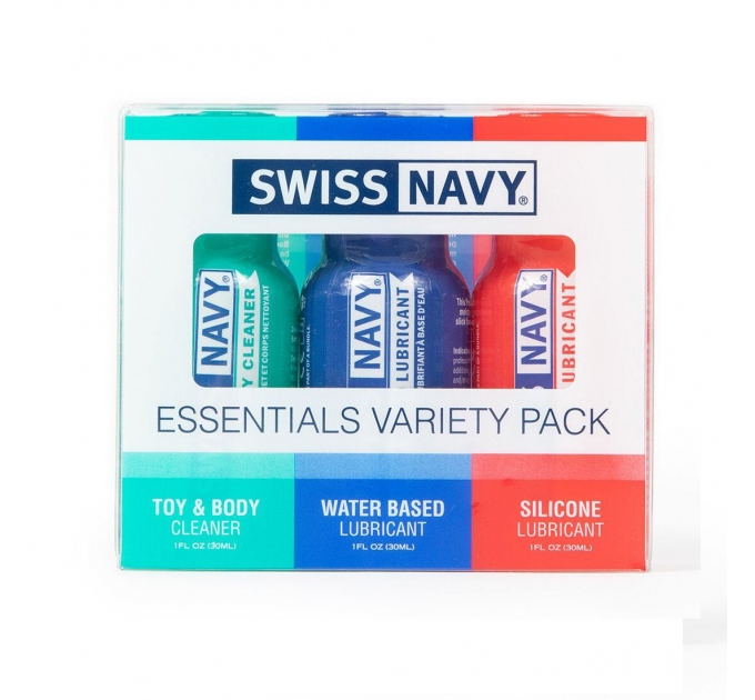 Набор Swiss Navy Essentials Variety Pack 3 х 30 мл