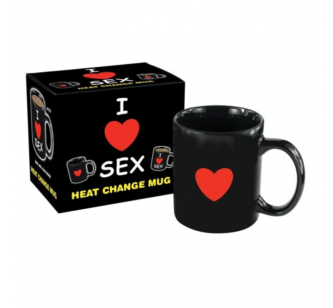 Кружка с приколом Mug (Heat Change) - I Love Sex