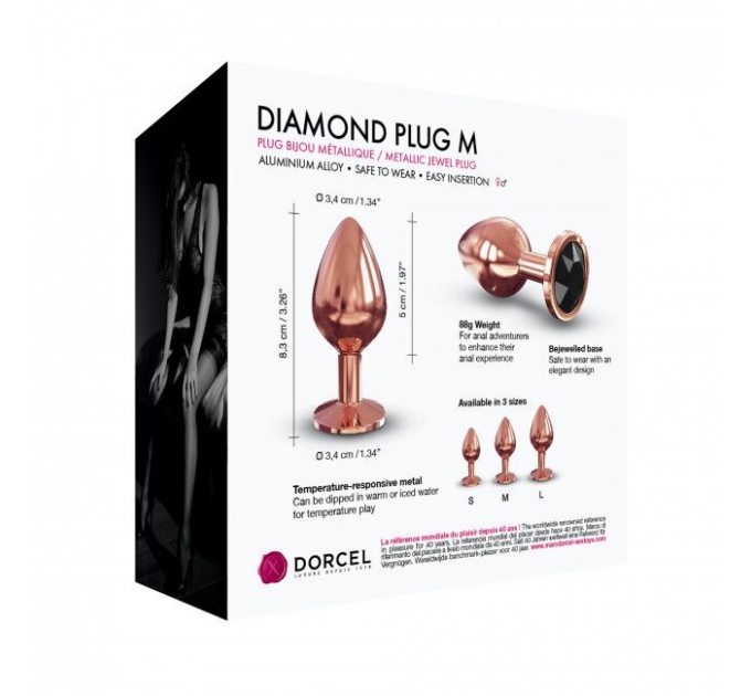 Анальная пробка Dorcel - DIAMOND PLUG M