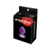 Анальная пробка с кристаллом MAI Attraction Toys №48 Purple, длина 8,2см, диаметр 3,5см