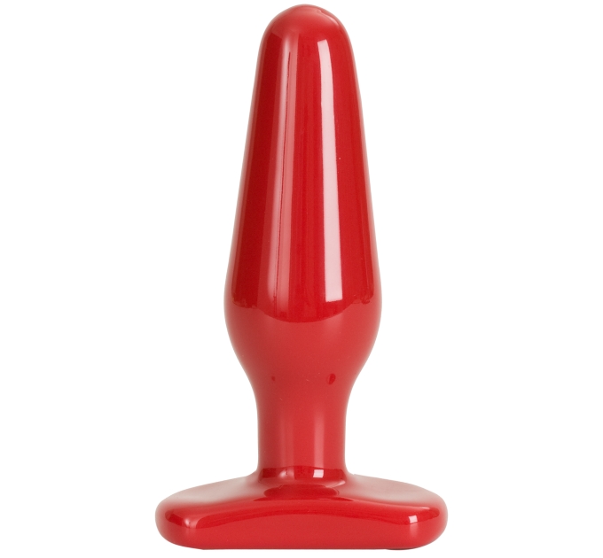 Анальная пробка Doc Johnson Red Boy - Medium 5.5 Inch, макс. диаметр 4см