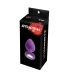 Анальная пробка с кристаллом MAI Attraction Toys №49 Purple, длина 9,5см, диаметр 4см