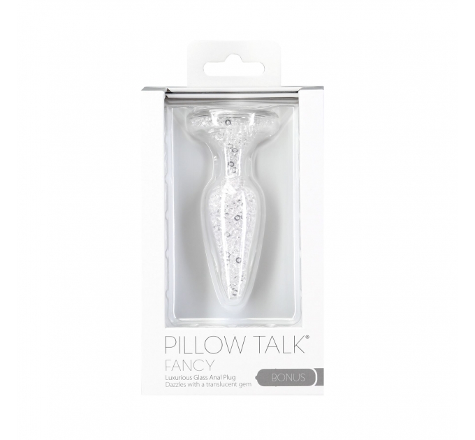 Стеклянная анальная пробка Pillow Talk - Fancy - Luxurious Glass Anal Plug