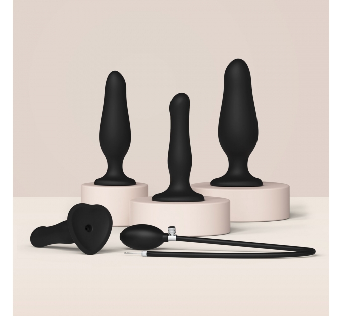 Strap-On-Me INFLATABLE DILDO PLUG - NOIR