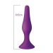 Анальная пробка на присоске MAI Attraction Toys №34 Purple, длина 12,5см, диаметр 3,2см