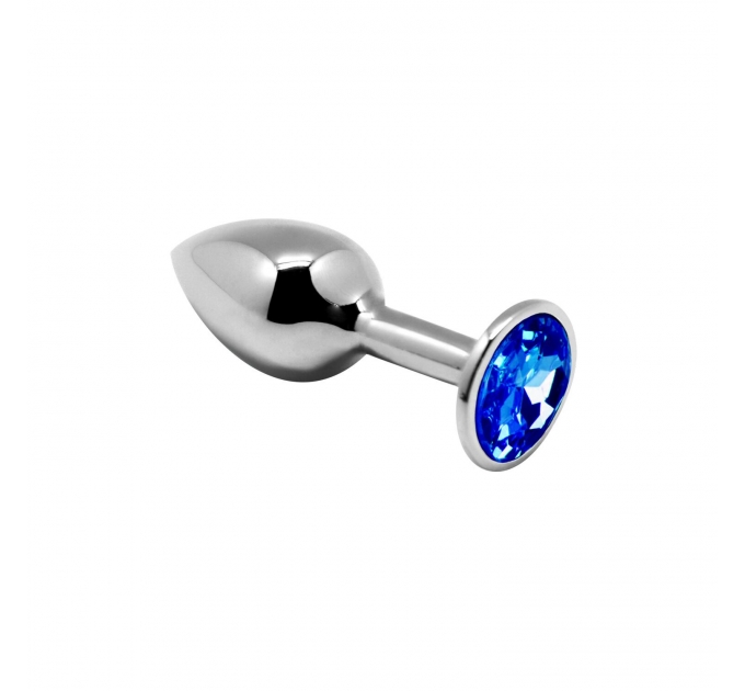 Анальная пробка Alive Mini Metal Butt Plug Blue S