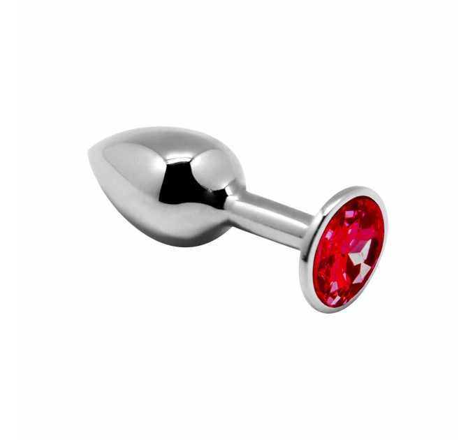 Анальная пробка Alive Mini Metal Butt Plug Red M