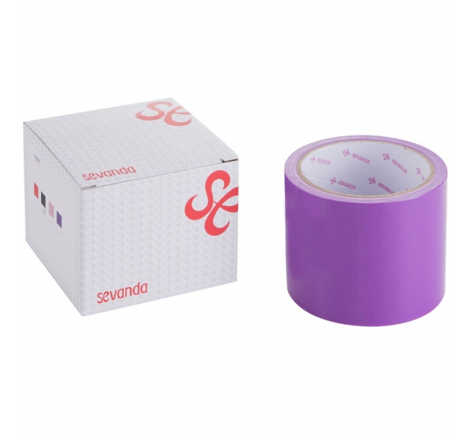 Электростатическая лента для бондажа LOCKINK SEVANDA Electrostatic Tape - Purple Tape, 16 м