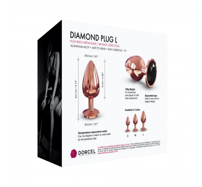 Анальная пробка Dorcel - DIAMOND PLUG L