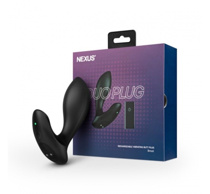 Анальная пробка Nexus DUO Remote Control Beginner Butt Plug Small - Black