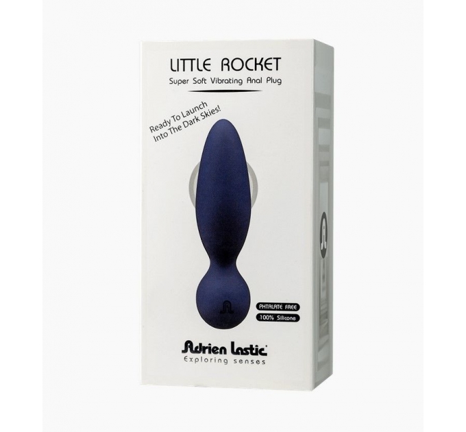 Анальная вибропробка Adrien Lastic Little Rocket макс. диаметр 3,5см, soft-touch