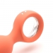Анальная вибропробка KisToy Orville Orange, диаметр 30мм