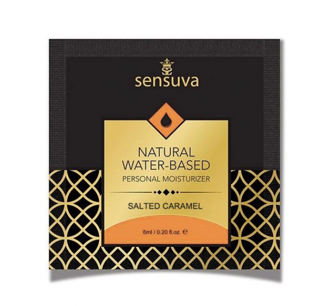 Пробник Sensuva - Natural Water-Based Salted Caramel (6 мл)