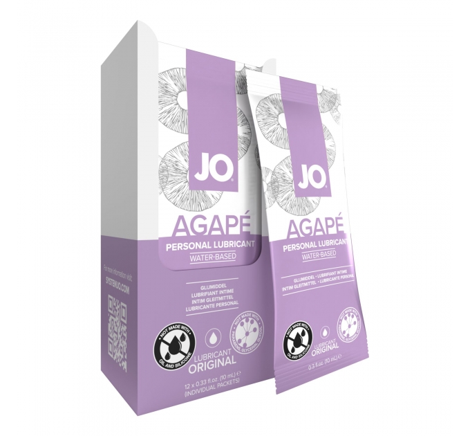 Набор лубрикантов Foil Display Box – JO Agape Lubricant – 12 x 10ml