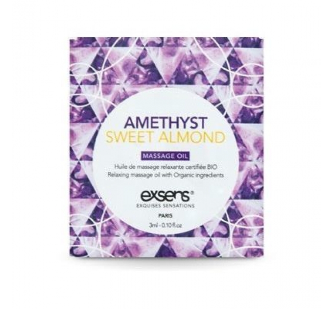 Пробник массажного масла EXSENS Amethyst Sweet Almond 3мл