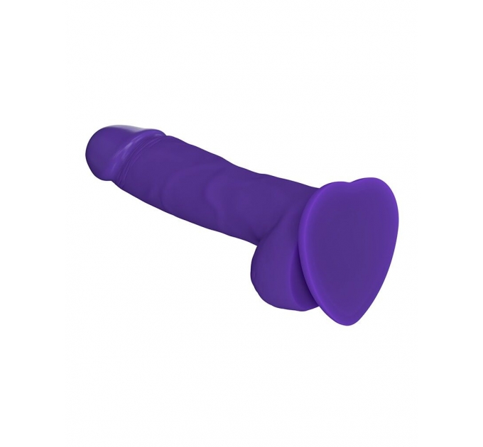 Реалистичный фаллоимитатор Strap-On-Me SOFT REALISTIC DILDO Violet - Size L