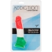 Цветной фаллоимитатор ADDICTION - LEONARDO - 7" - 3 COLOURS, 17,8 см, силикон
