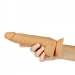 Фаллоимитатор Naked Addiction — 8″ Silicone Dual Density Dildo Vanilla, вибропуля в подарок