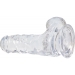 Фаллоимитатор ADDICTION - Crystal Clear Dildo with Balls - 6"