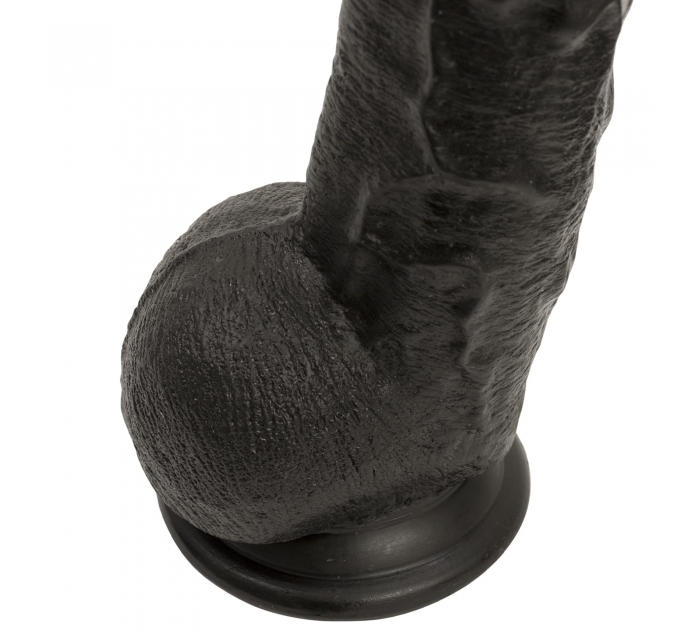 Фаллоимитатор Doc Johnson Dick Rambone Cock Black (в ПЭ пакете!), диаметр 6см, длина 42см, ПВХ
