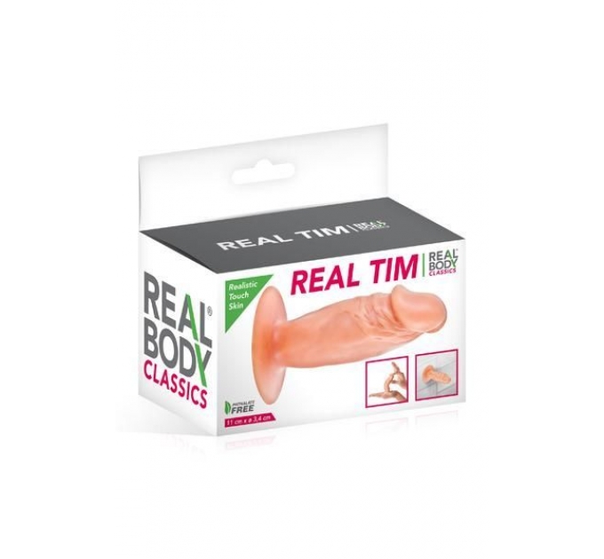 Фаллоимитатор Real Body - Real Tim Flash, TPE, диаметр 3,4см