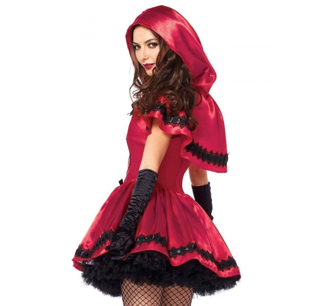 Костюм красной шапочки Leg Avenue Gothic Red Riding Hood S