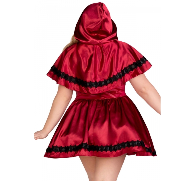 Костюм красной шапочки Leg Avenue Gothic Red Riding Hood 1X-2X