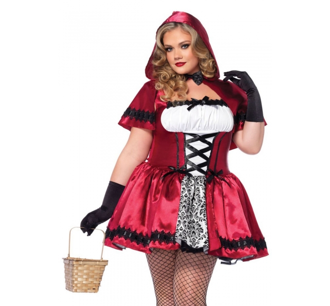 Костюм красной шапочки Leg Avenue Gothic Red Riding Hood 3X-4X