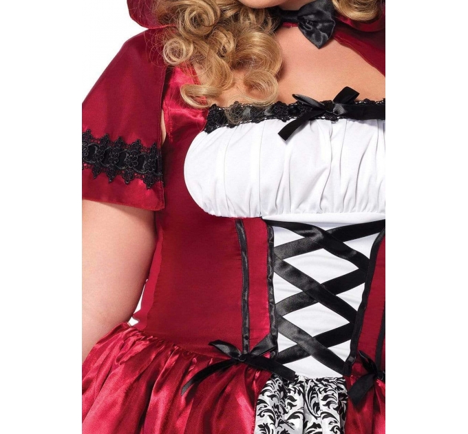 Костюм красной шапочки Leg Avenue Gothic Red Riding Hood 3X-4X