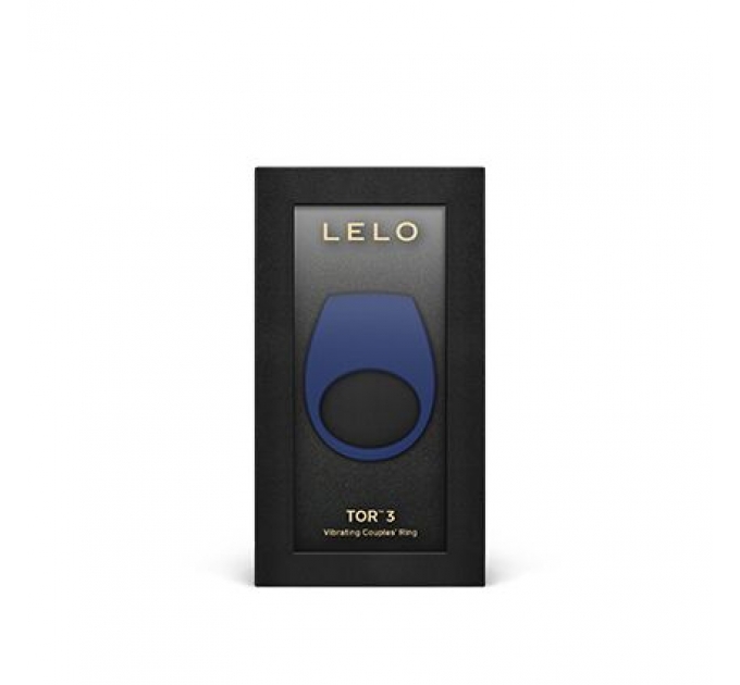 Эрекционное кольцо с вибрацией LELO Tor 3 Base Blue