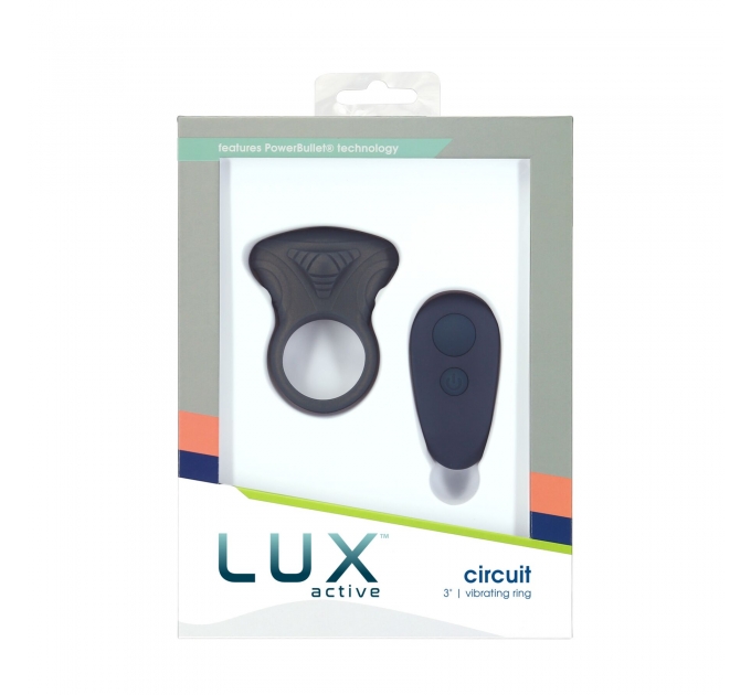 Эрекционное кольцо Lux Active – Circuit – Vibrating Cock Ring, пульт ДУ