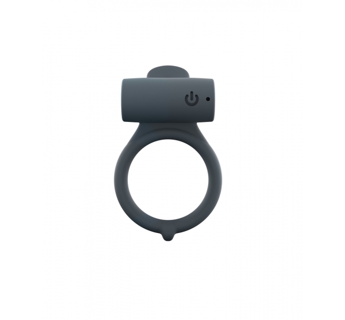 Эрекционное кольцо Dorcel Power Clit Plus с вибрацией, перезаряжаемое, с язычком со щеточкой