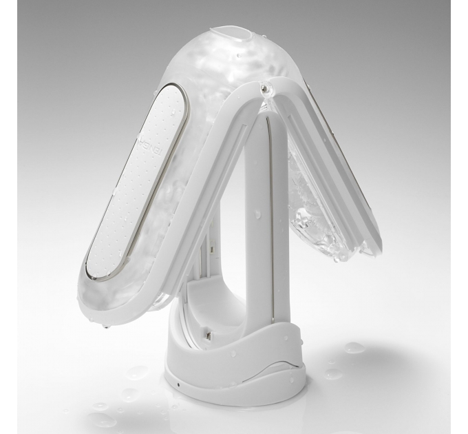 Мастурбатор Tenga Flip Zero Electronic Vibration White, изменяемая интенсивность, раскладной