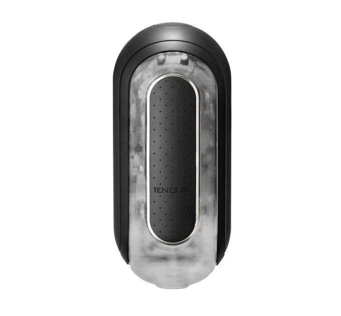 Мастурбатор Tenga Flip Zero Electronic Vibration Black, изменяемая интенсивность, раскладной
