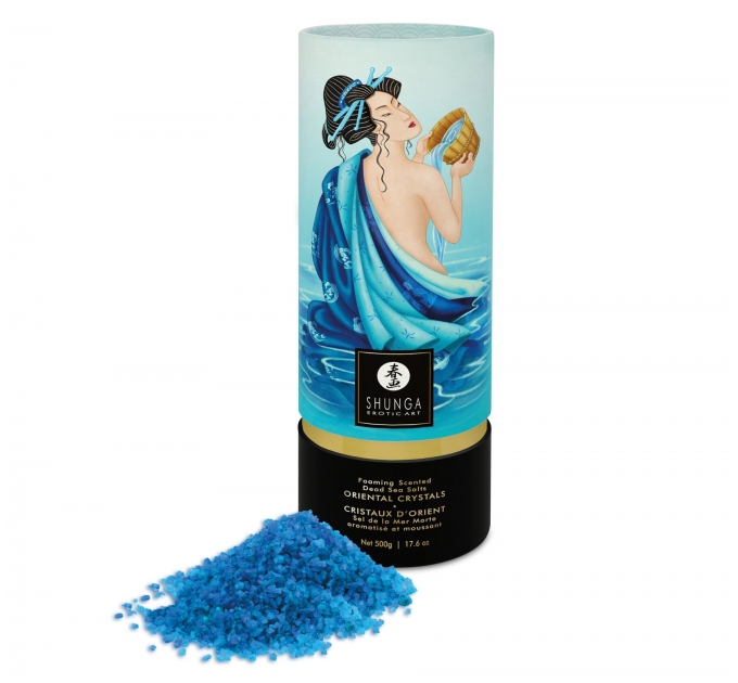Соль для ванны Shunga Oriental Crystals Bath Salts – Ocean Breeze (500 г), соль Мертвого моря