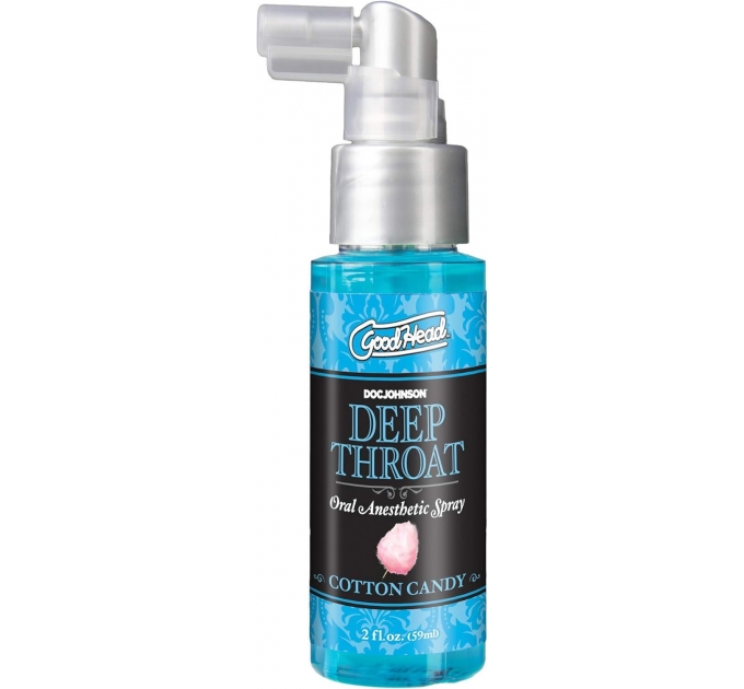 Спрей для минета Doc Johnson GoodHead DeepThroat Spray – Cotton Candy 59 мл для глубокого минета