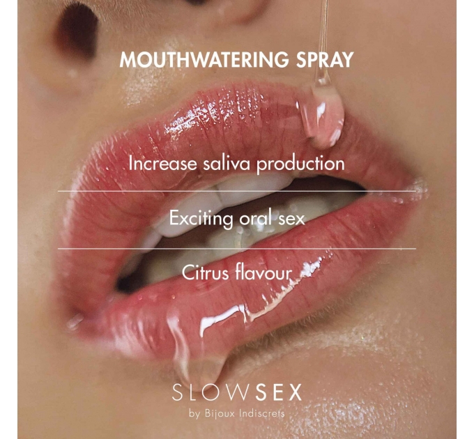 Спрей для усиления слюноотделения Bijoux Indiscrets SLOW SEX - Mouthwatering spray