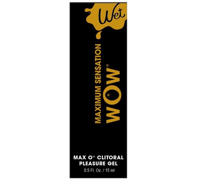 Возбуждающий гель для клитора Wet Wow Max O Clitoral Arousal Gel, легкое покалывание (15 мл)