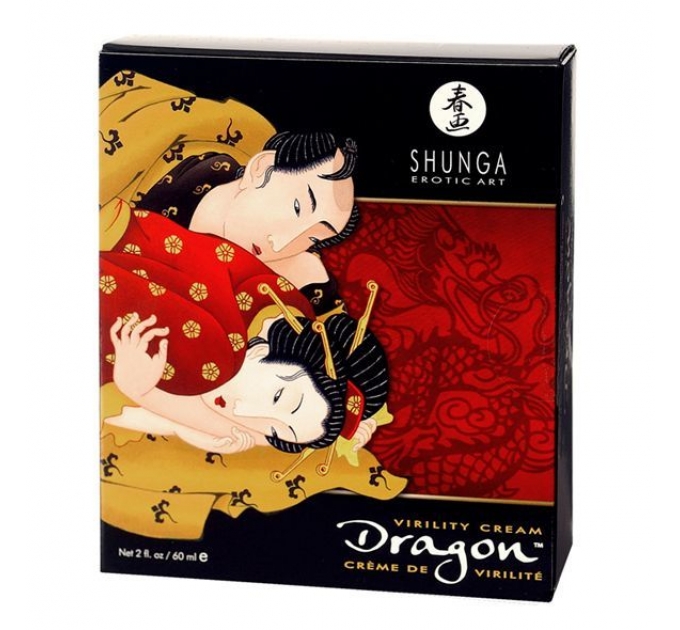 Стимулирующий крем для пар Shunga SHUNGA Dragon Cream (60 мл), эффект тепло-холод и покалывание