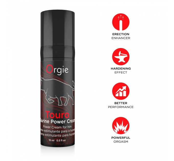 Крем для эрекции Orgie - Touro Power Cream (15 мл)