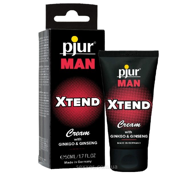 Крем для пениса стимулирующий pjur MAN Xtend Cream 50 ml, с экстрактом гинкго и женьшеня