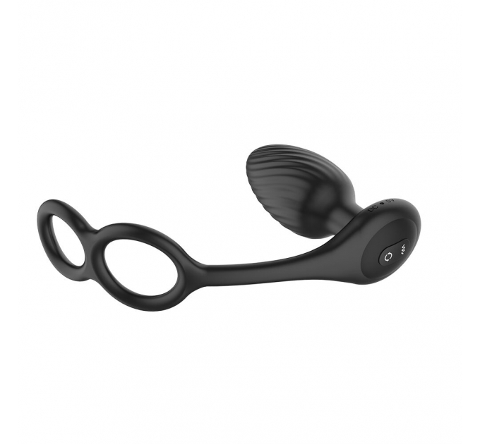Анальная вибропробка Nexus Tornado Cock and Ball Ring