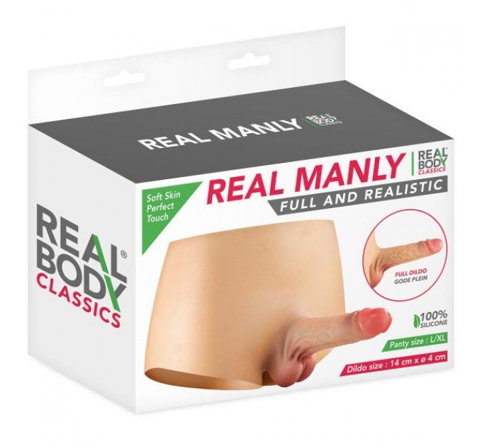 Страпон Real Body — Real Manly full and realistic L/XL