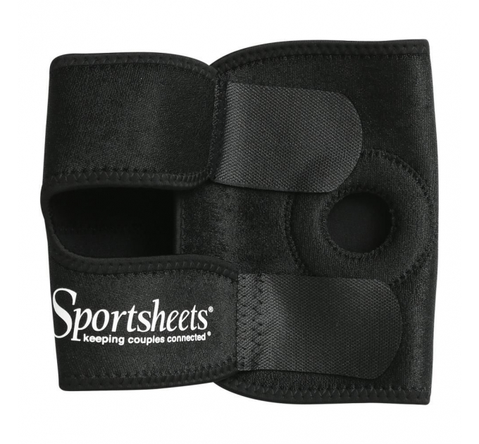 Ремень на бедро для страпона Sportsheets Thigh Strap-On, на липучке, можно на подушку, объем 55см