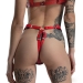 Трусики из натуральной кожи Feral Feelings - String Bikini Red