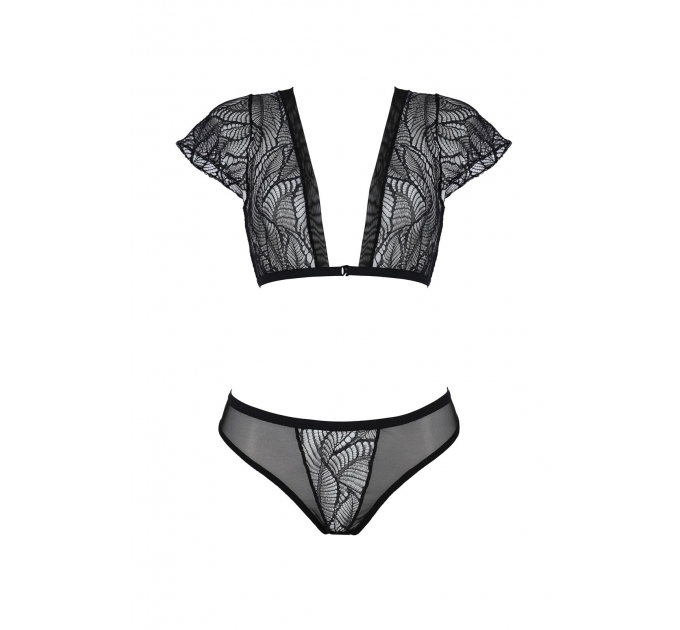 Комплект Passion LEAFA BIKINI black S/M - ECO Passion