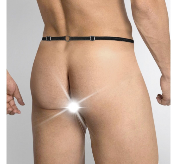 Мужские трусы XS-2XL с силиконовой анальной пробкой Art of Sex - Joni plug panties size S Black