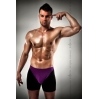 Мужские шорты с фиолотовым гульфиком Passion 009 THONG violet L/XL